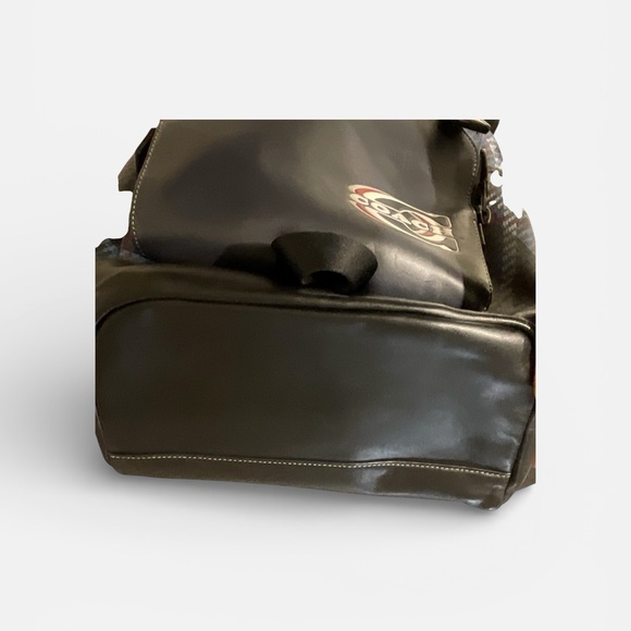 Coach Plaid Navy and Black Men's Backpack - Picture 6 of 6